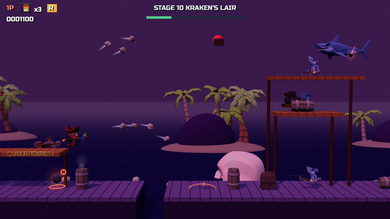 Kraken boss fight – the final battle of the PIRATE RUN pirate game